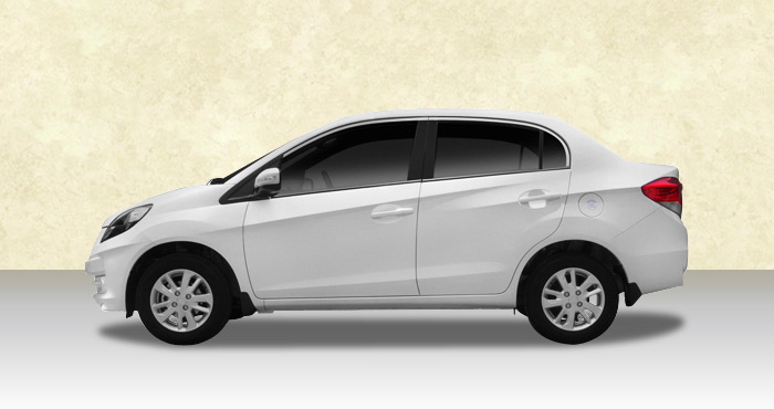 Hire Honda Amaze 4+1 Seater from India Rental Cars